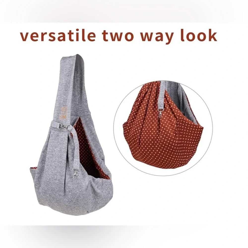 Cozy Gray and Brown Pet Carrier